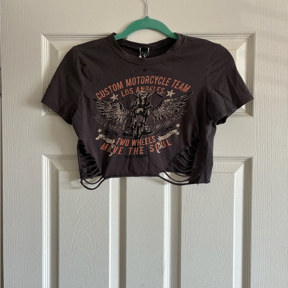 Windsor Store Gray Crop Top